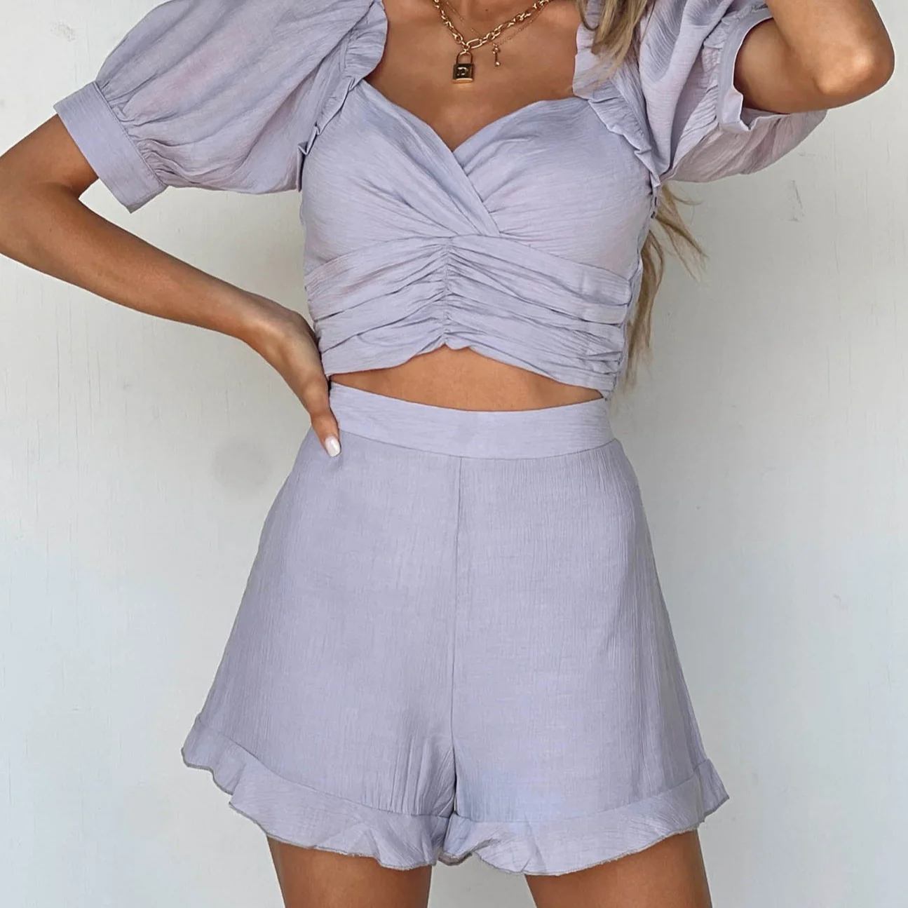 All Things Lavender Set - Shorts - Image 5