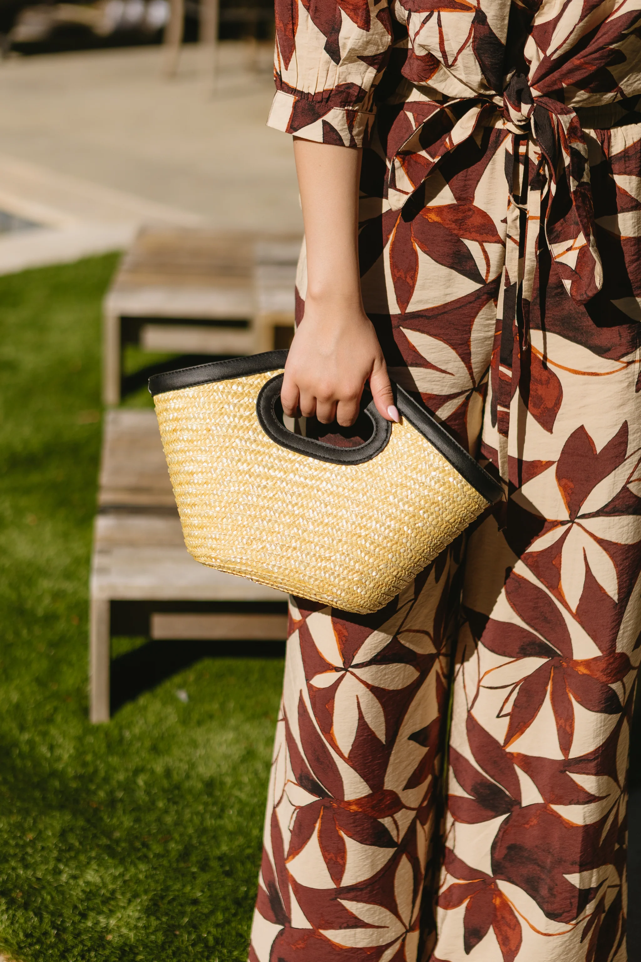 Carson Straw Bag - Image 5