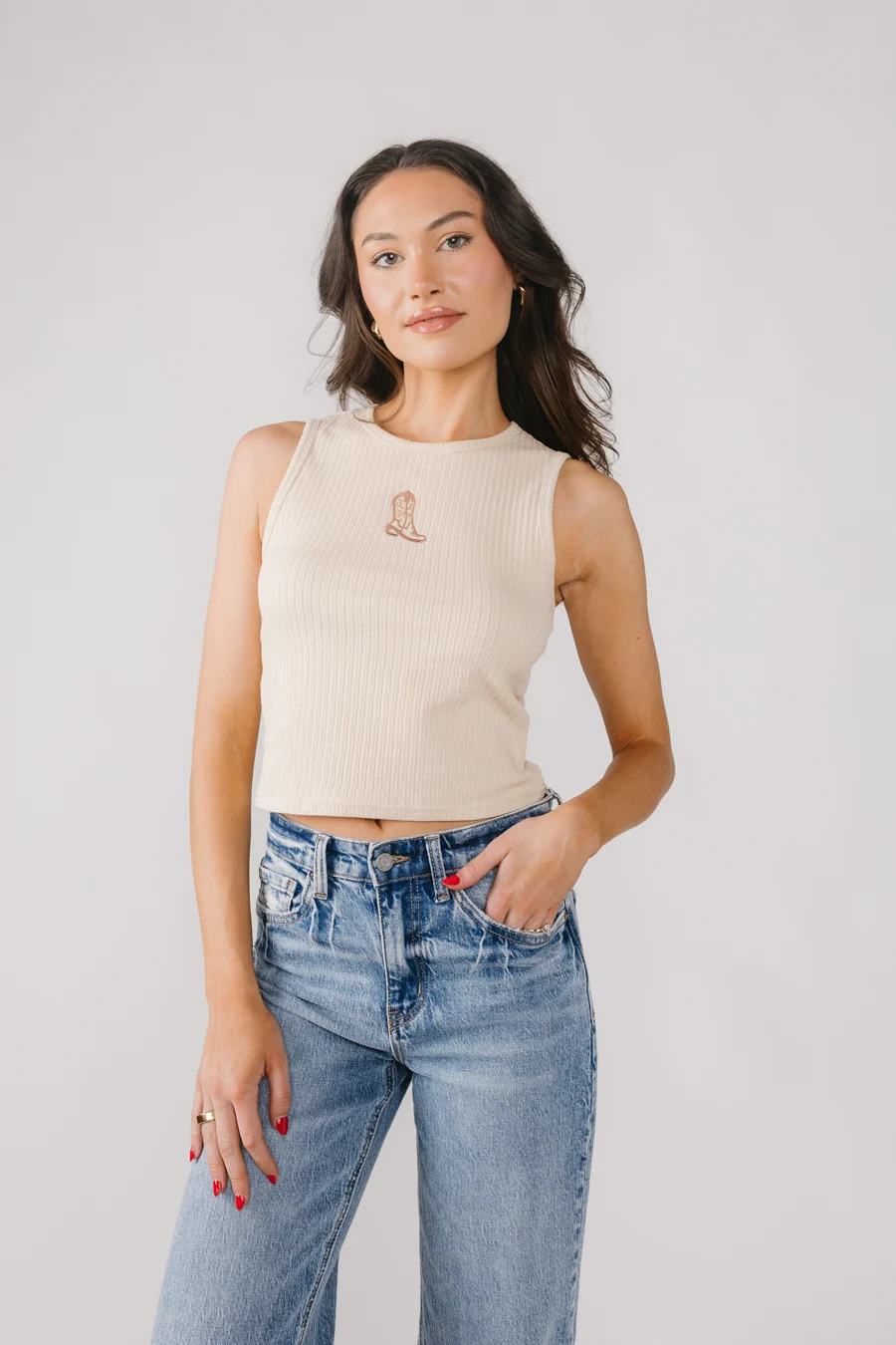 Cowgirl Boots Tank Top
