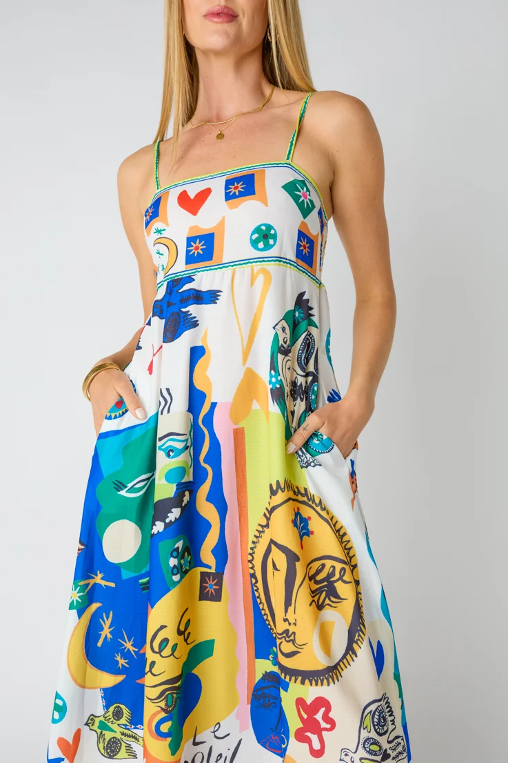 Curacao Midi Dress - Image 3