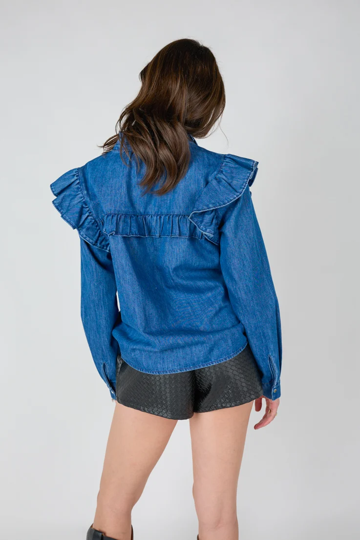 Ella Denim Top - Image 2