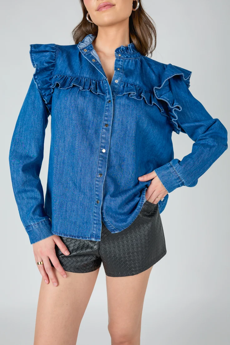 Ella Denim Top - Image 3