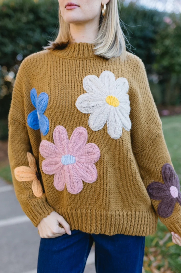 Fresh as a Daisy Sweater - Image 3