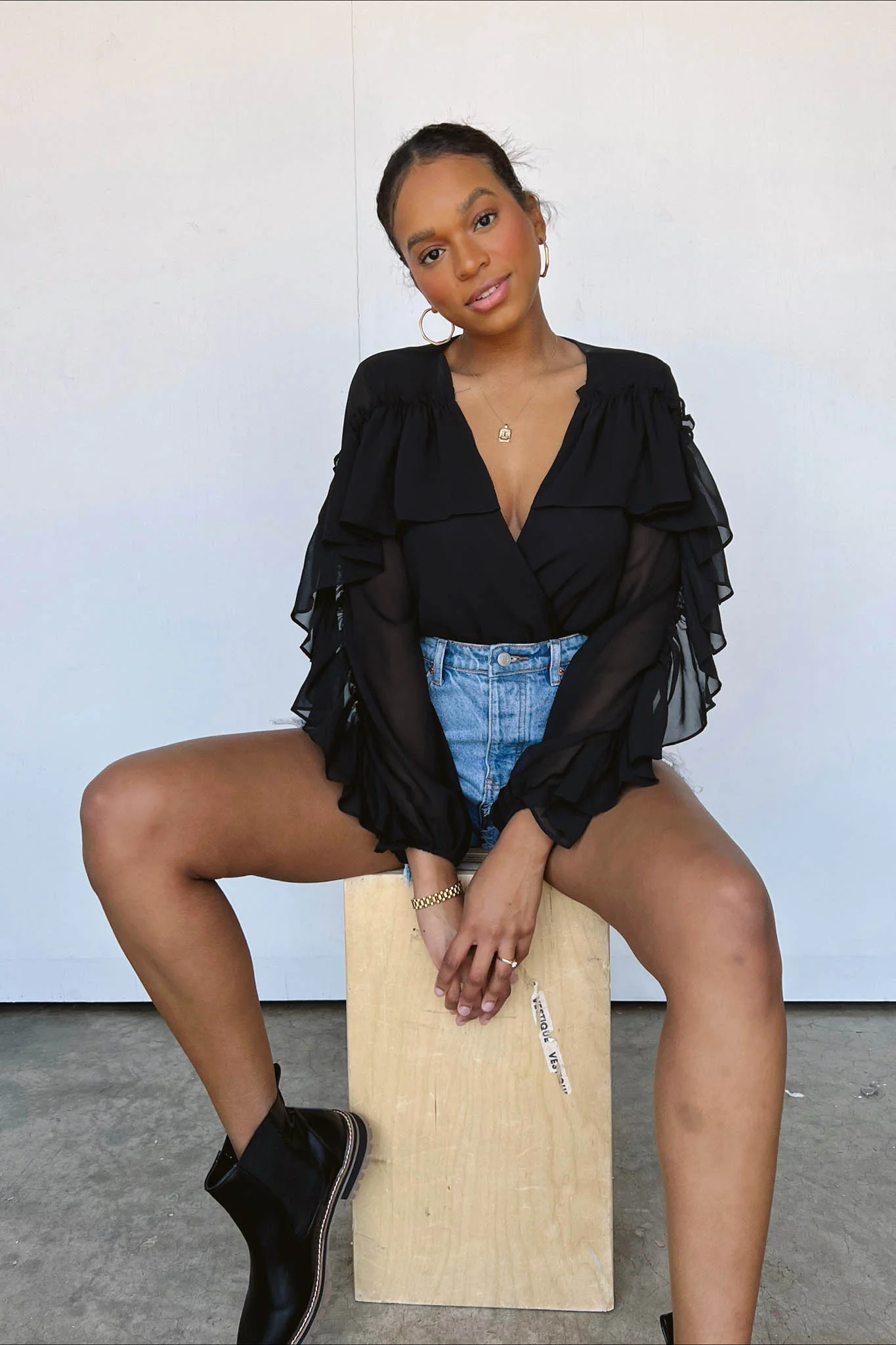 Frilled To Be Here Bodysuit