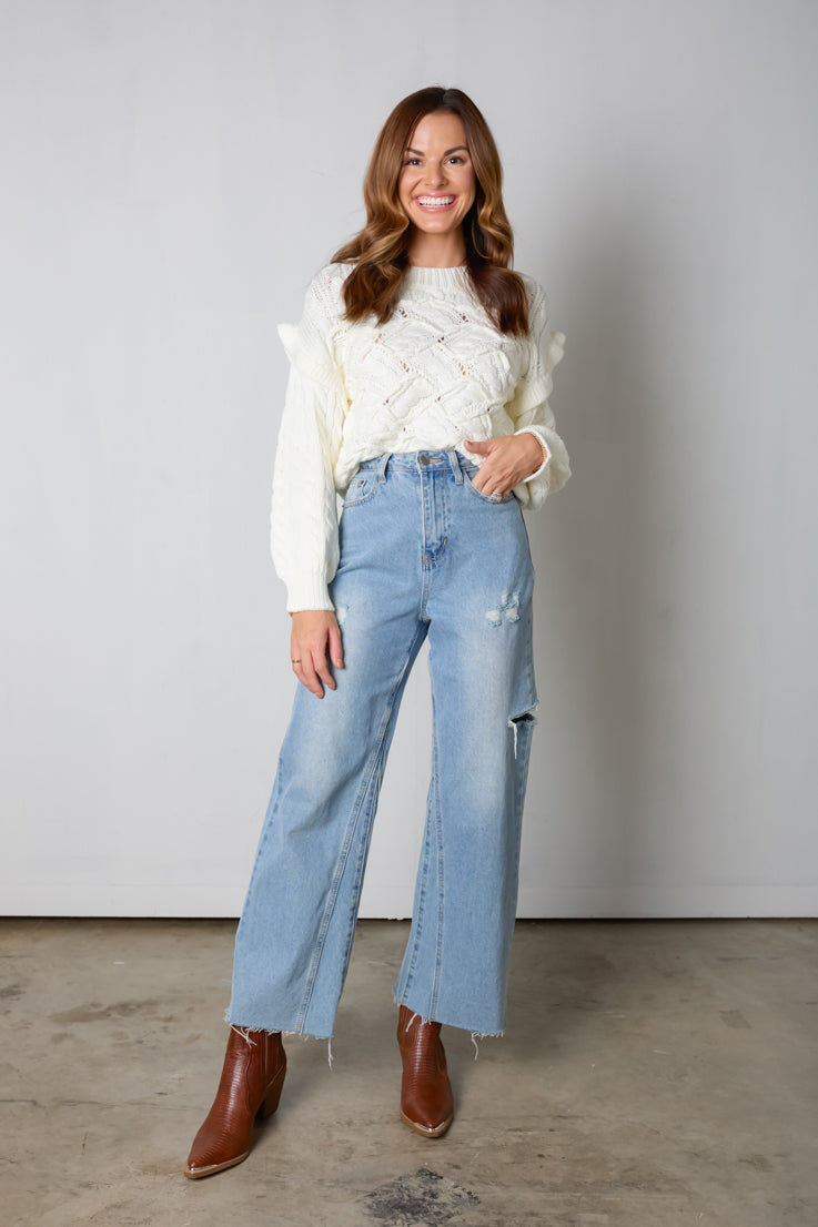 Marshmallow Creme Sweater