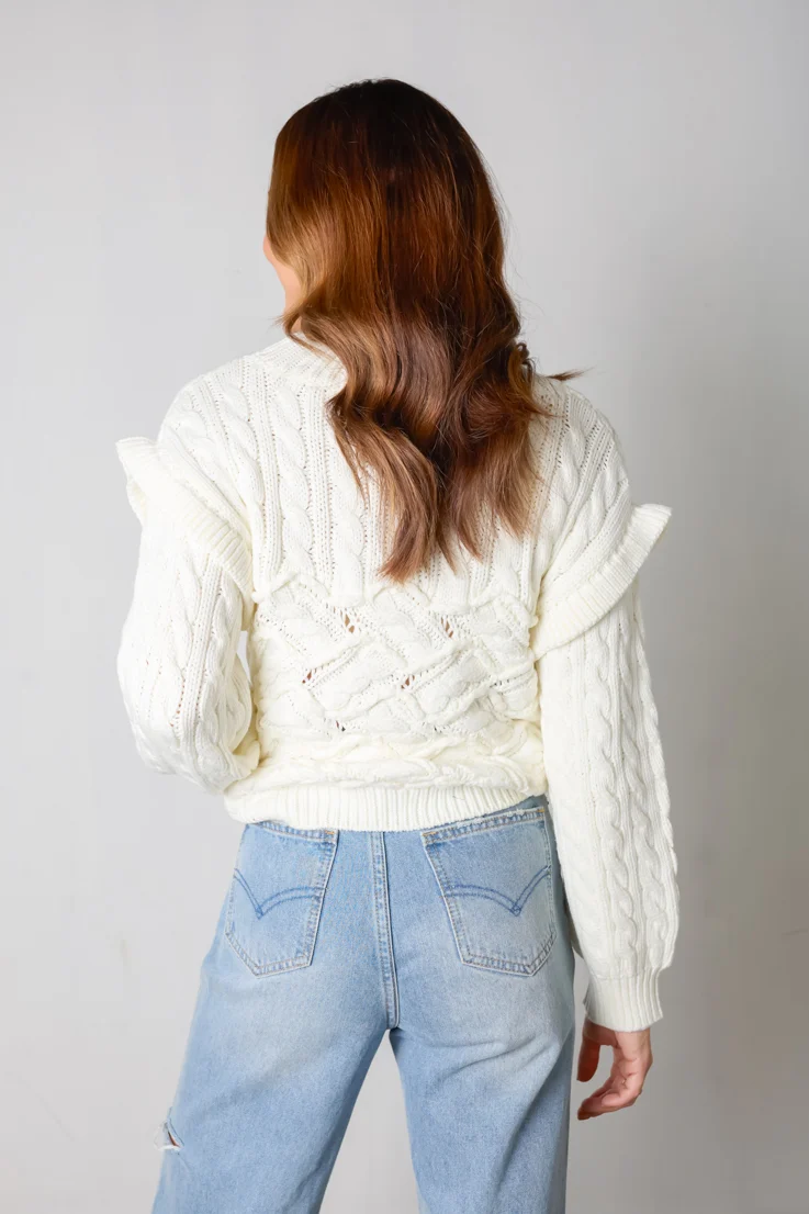 Marshmallow Creme Sweater - Image 2