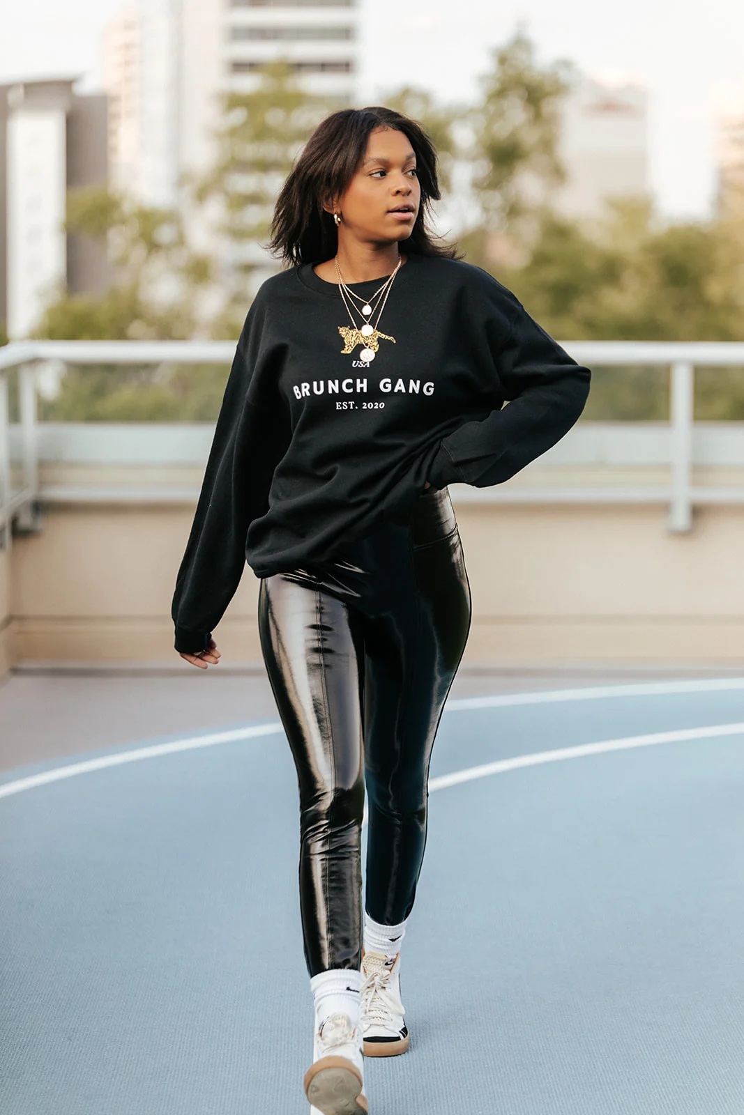 Spanx Faux Patent Leather Leggings - Image 6