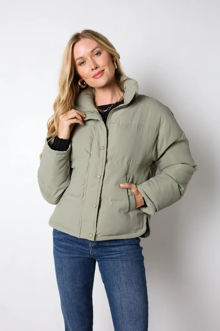 Time Flies Puffer Jacket - Image 3
